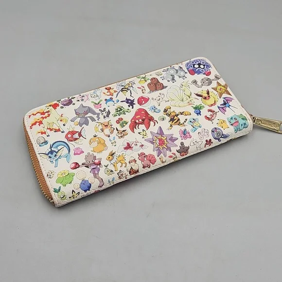 Loungefly Pokemon 151 Zip Wallet Rare ! Loungefly Rare Pokemon Wallet Flawed - Picture 5 of 11